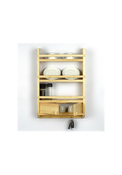Naturel Ahsap Baharatlik Terek 40x9x60 Cm Cın091