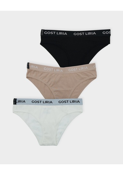 - Bold Kadın Slip 3 Lü Paket Çok Renkli Çok Renkli