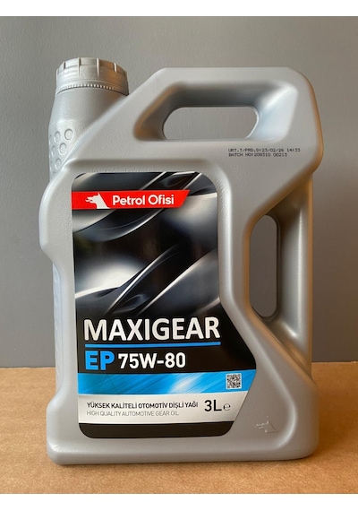 Petrol Ofisi 75W-80 API GL- 4 Şanzıman Yağı 3 L (23/02/2026 Üretim)