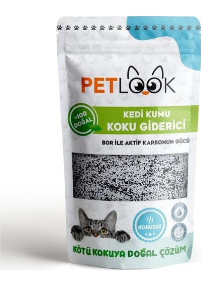 Petlook Active Carbon Kedi Kumu Koku Giderici Kokusuz 300 G