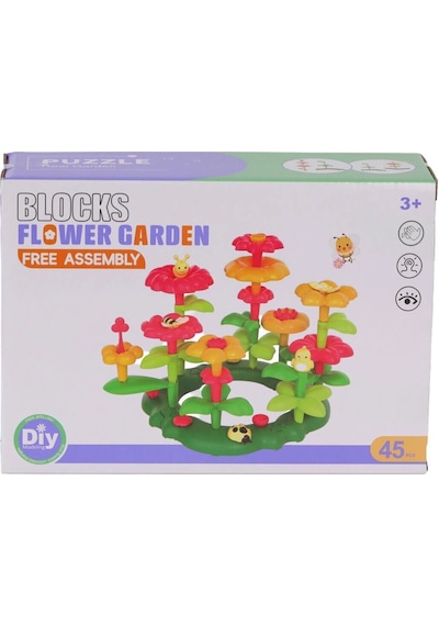 Ly008a 45 Pcs Güzel Bahçe Çiçek Seti Yeşil