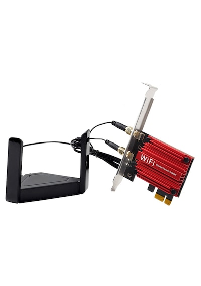 Wifi 6e Ağ Kartı, Intel Ax210 Çipli, Pcıe, Tri-band 2.4/5/6ghz ,