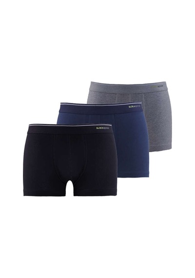 Blackspade Erkek Boxer 3'lü Paket Tender Cotton 9670 - Siyah Antra Melanj Antrasit Siyah Blackspade Erkek Boxer 3'lü Paket Tender Cotton 9670 - Siyah Antra Melanj Antrasit Siyah