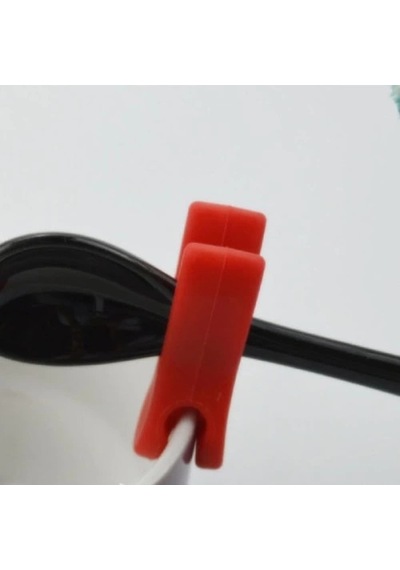 Silikon Tava Kaşık Tutacağı 3'lü Paket Kırmızı