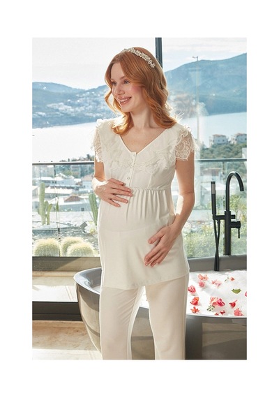 Angbutik Aqua 26617 Pijama Takım Krem