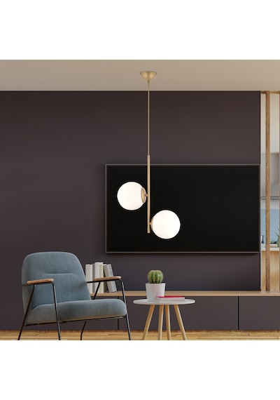Malibu Modern Genç Odası Mutfak Salon Avize 2'li Eskitme