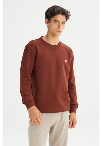 Lee Erkek Small Logo Sweatshirt Luxbrown Luxbrown