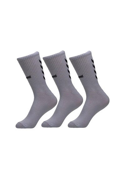 Hummel Maxı Antrenman Çorabı Gri 3 Lü Paket
