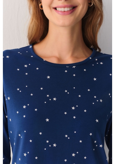 Suwen Dreaming Stars Gecelik Sh27401613853 Yıldız Baskılı