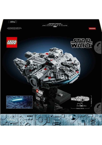 LEGO® Star Wars™ Millennium Falcon™ 75375 Yetişkinler için Dekoratif ve Sergilenebilir Model Yapım Seti - 921 Parça