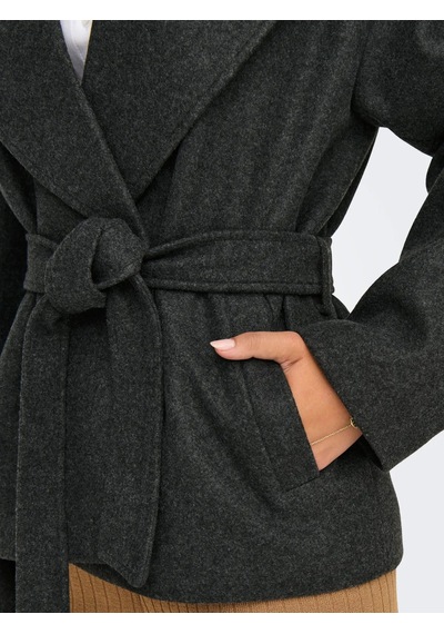 Only Onlaugusta Short Coat Otw Noos Kadın Kaban 15314352 Füme