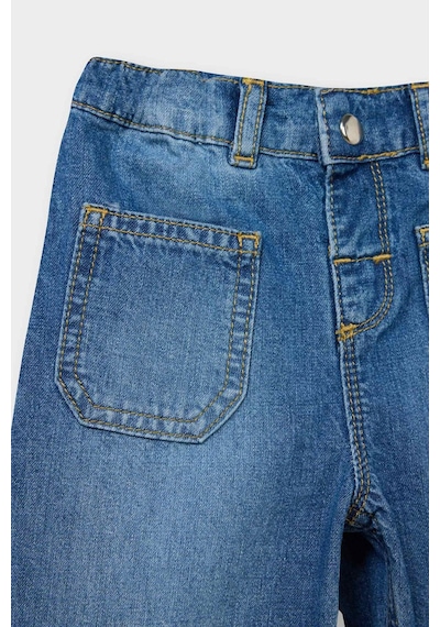 Defacto Wıde Leg Standart Paça Pantolon Kız Bebek D7886a526spnm28 Mavi-nm28