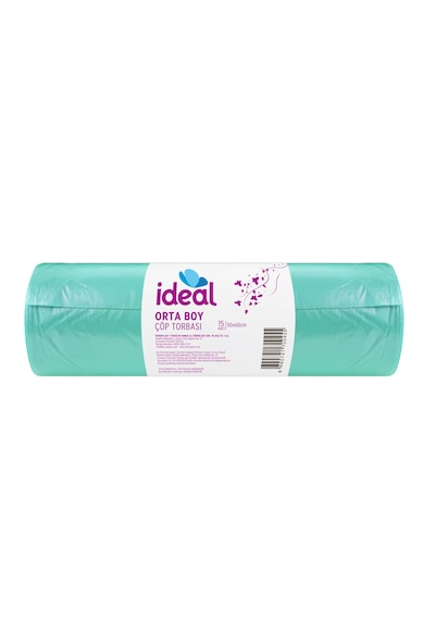 İdeal Çöp Torbası Orta Boy Yeşil 10 x 15'li 50 x 60 CM