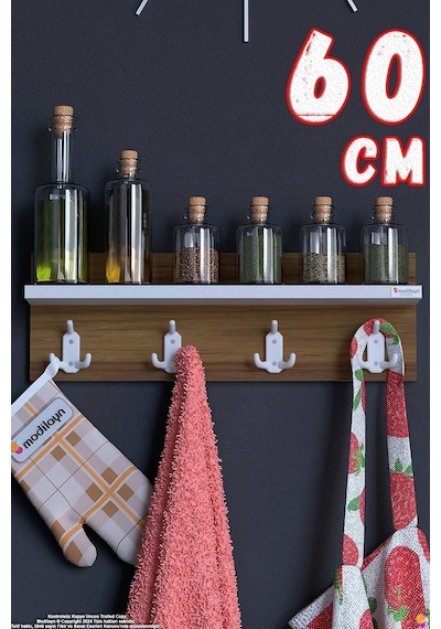 Kedi 12 Kancalı Mutfak Askısı 3'lü Set 56,4x19 Cm - Şık Tasarım, Çok Amaçlı Düzenleyici Ve Yer Tasarrufu 60 Cm Kedi 12 Kancalı Mutfak Askısı 3'lü Set 56,4x19 Cm - Şık Tasarım, Çok Amaçlı Düzenleyici Ve Yer Tasarrufu 60 Cm