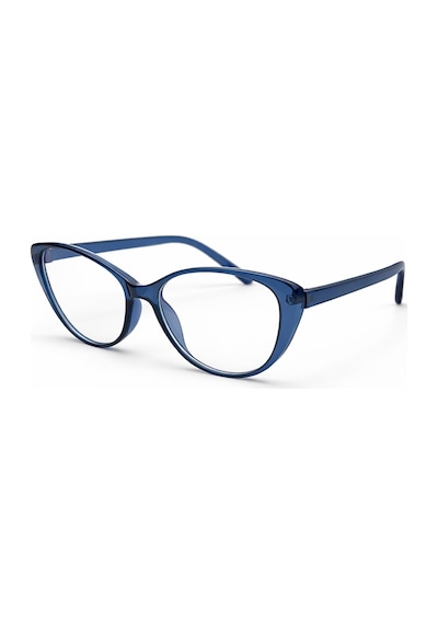 Azire Mavi Çerçeve Optik Uyumlu Vintage Retro Gözlük