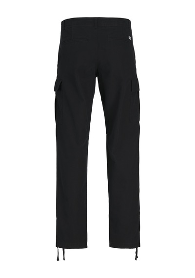 Jack & Jones Erkek Pamuklu Kargo Pantolon - Kane - 12258150 Siyah