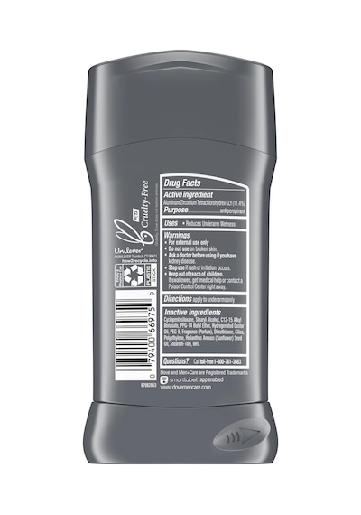 Dove Men Stain Defense Fresh Antiperspirant Stick Deodorant 76 G