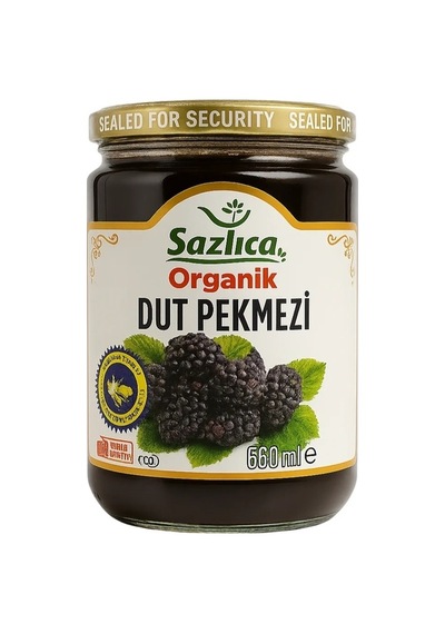 Sazlıca Organik Dut Pekmezi 500 G