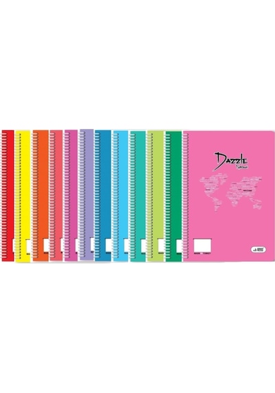 A4 Pp Kapak Spralli Defter 40 Yaprak Çizgili 1 Adet