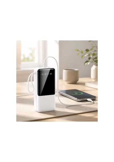 10000 Mah Powerbank Beyaz