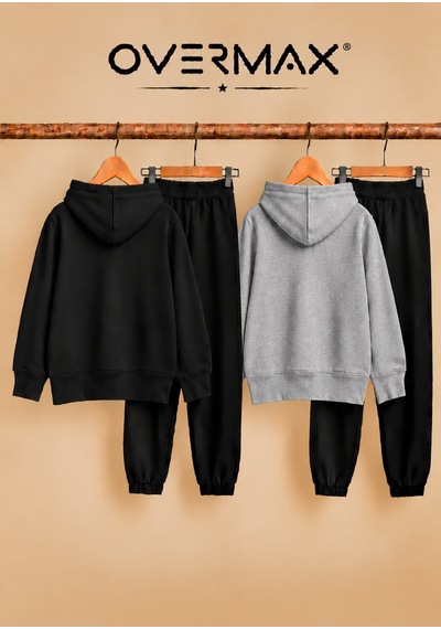 Overmax 2 Li Çocuk Kapüşonlu Eşofman Takımı Sweatshirt & Eşofman Altı 3-12 Yaş Siyah-siyah, Gri-siyah - 919953561 Siyah-siyah, Gri-siyah Overmax 2 Li Çocuk Kapüşonlu Eşofman Takımı Sweatshirt & Eşofman Altı 3-12 Yaş Siyah-siyah, Gri-siyah - 919953561 Siyah-siyah, Gri-siyah