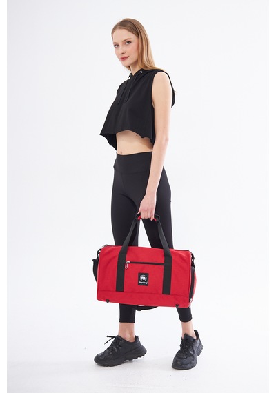 Superbag Seyahat Spor Çantası Kırmızı Kadın Erkek Unisex