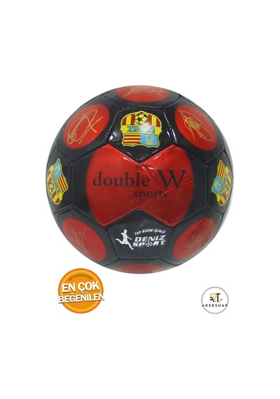 Futbol Topu - Parlak Yüzeyli Kaliteli Parlak Futbol Topu