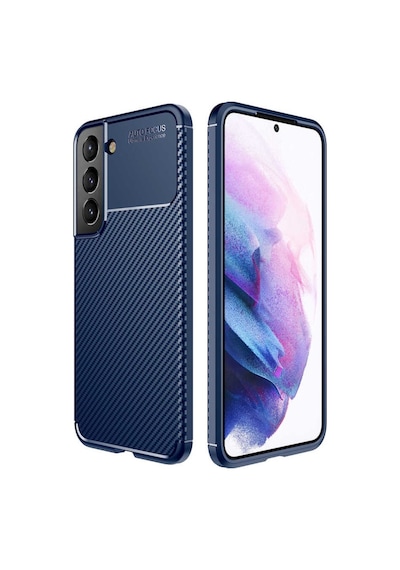 Samsung Uyumlu Galaxy S22 Plus Kılıf Karbon Silikon Case Kapak