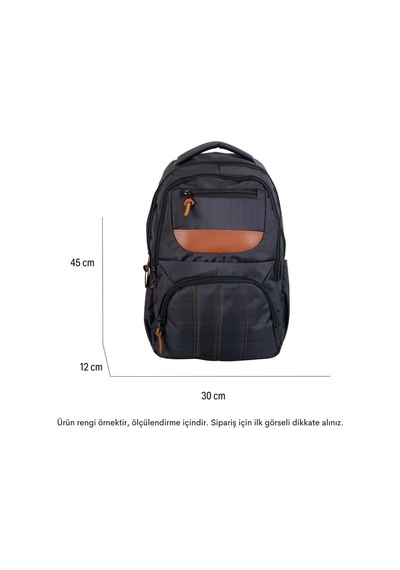 8007 Lacivert Unisex Okul Ve Günlük Sırt Çantası Lacivert