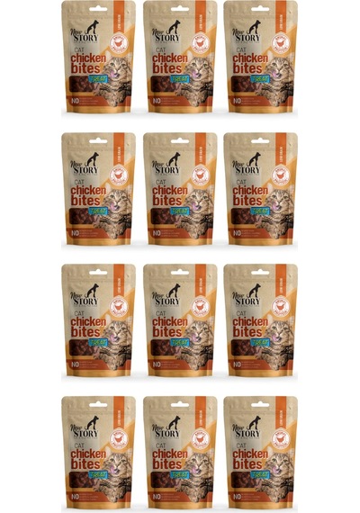 Cat Chicken Bites 12x60gr. Tavuklu, Kedi Ödül Maması