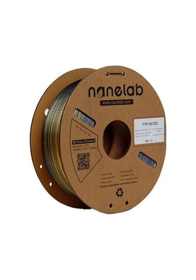 Nanelab Çift Renkli Silk Pla Filament - Siyah-altın - 1.75mm - 1kg