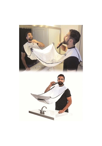 Pratik Evde Saç Sakal Traş Önlüğü. Sakal Kesme Örtüsü Traş Önlüğü