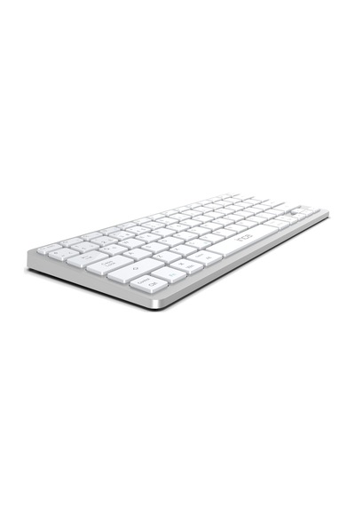 Ibk-565st Bluetooth 5.0 Rechargeable Smart Silver Keyboard, 150 Saat Kullanım Süresi, Telefon, Tablet,pc, Tv, Bt Cihazlarla Uyumlu, Taşınabilir, 10m Kullanım Mesafesi