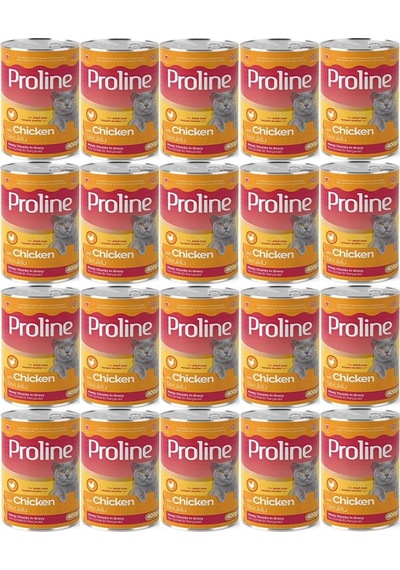 Pro Line Tavuklu Yetişkin Kedi Konservesi 20 x 400 G