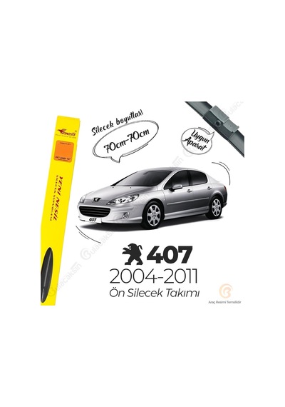 Peugeot 407 Muz Silecek Takımı 2004-2011 İnwells