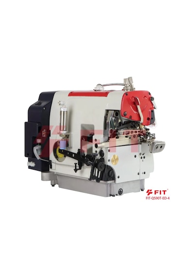 FİT-QS90T-ED-4 Mini Burunlu Transportlu 4 İplik Overlok Makinası