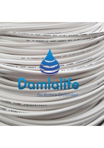 Taiwan 6 Mm 1/4 Su Arıtma Hortum Nsf Onaylı 5 M