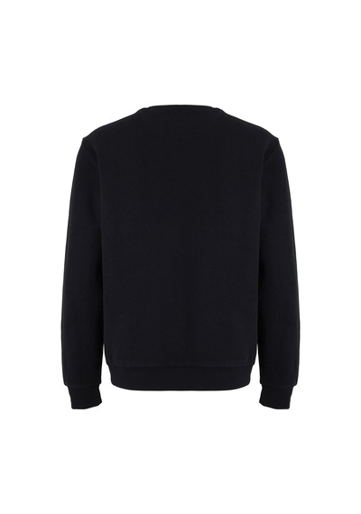 Mustang Siyah Erkek Basic Nakışlı Sweatshirt M6wm-swt1590