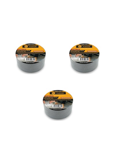 Tudor Tdr-372 Takviyeli Sakız İzolasyon Bandı Sızdırmaz Sakızlı Bant - 72 Mm X 2 Metre - 10 Adet