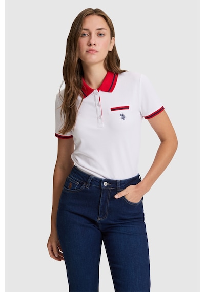 U.S. Polo Assn. U.s. Polo Assn. Kadın Beyaz Tişört Basic 50323455-vr013 U.S. Polo Assn. U.s. Polo Assn. Kadın Beyaz Tişört Basic 50323455-vr013