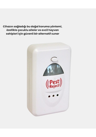 Mey İthalat Ultrasonik Haşere Kovucu Cihaz - Sessiz, Kimyasalsız Ve Etkili Koruma