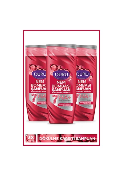 Duru Dökülme Eğilimli Saçlar İçin Dökülme Karşıtı Şampuan 3x400 Ml