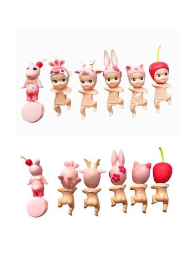Sonny Angel Cherry Blossom Series - Night Version Mini Figür Koleksiyonluk Oyuncak Blind Box