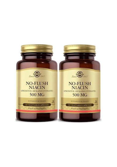 Solgar No Flush Niacin 500 Mg 50 Kapsül 2 Adet