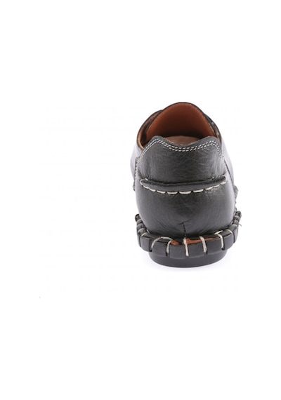 Dgn 601-23y Kadin Dikiş Detayli Önden Bağcikli Loafer Ayakkabi 601-2109-R1534 Siyah