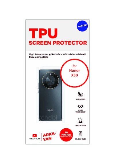 Honor X50 Mat Arka Ve Yan Kaplama Koruyucu Hd Film