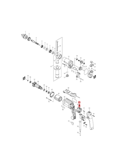Makita HP2070 Kömür CB-419 Ürün Kodu 195015-1