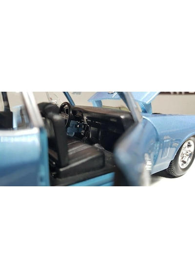 Maisto 1970 Chevrolet Nova Ss Mavi 1 24 Model Araba