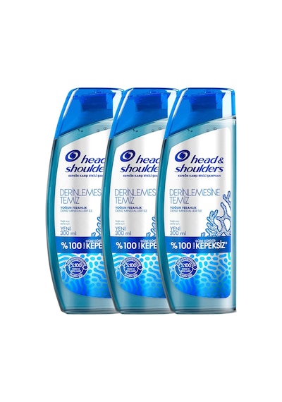 Head & Shoulders Derinlemesine Temiz Yoğun Ferahlık 3 x 300 ML