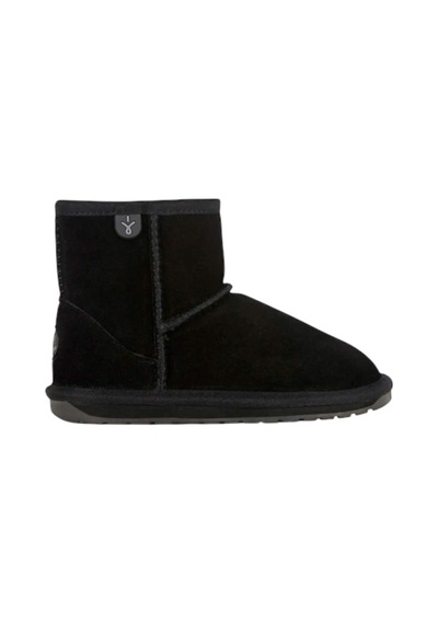 Emu Australia Emu Australia Unisex Çocuk Bot Wallaby Mini Siyah 98 Siyah